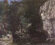 Gustave Courbet Stream painting